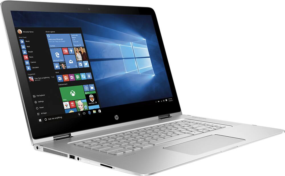 HP Spectre x360 2-in-1 15.6" 4K Touch-Screen Laptop - Intel Core i7-6500U - 16GB RAM - 256GB SSD - Silver - Image 2