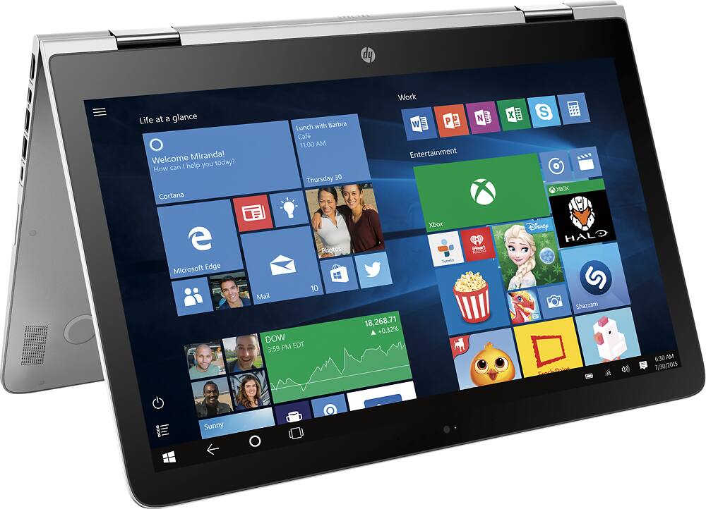 HP Spectre x360 2-in-1 15.6" 4K Touch-Screen Laptop - Intel Core i7-6500U - 16GB RAM - 256GB SSD - Silver - Image 11