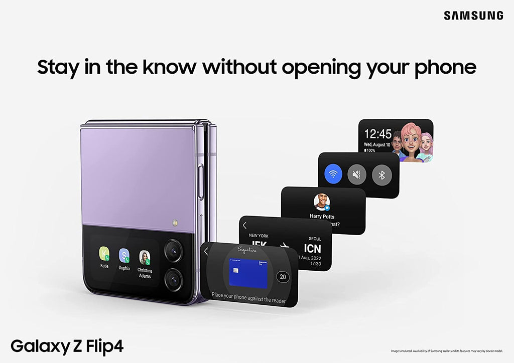 AT&T Samsung Galaxy Z Flip4 256GB - Bora Purple - SM-F721ULVEATT - Image 3