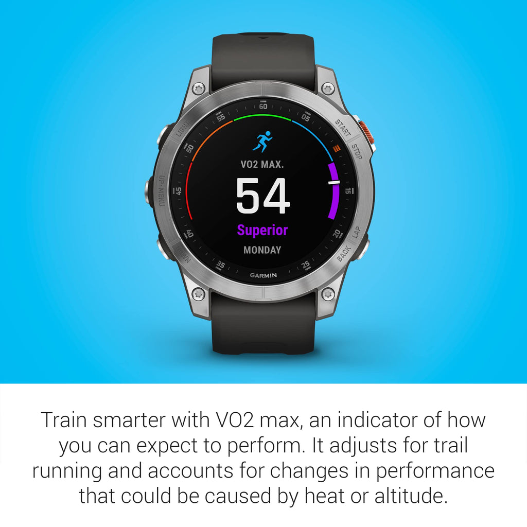 Garmin - epix (Gen 2) GPS Smartwatch 47mm Fiber-reinforced polymer - Steel - 010-02582-00 - Image 6