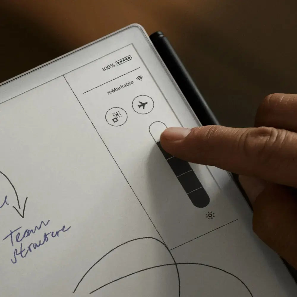 reMarkable Paper Pro - 11.8" Paper Tablet w/ Marker Plus and Book Folio in Mosaic Weave - Basalt - RM83C-1001NW - Image 6