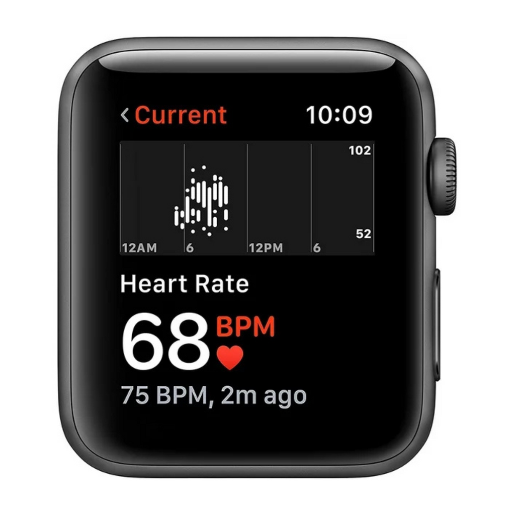 Apple Watch Series 3 GPS 38mm Space Gray - Black Sport Band - MTF02LL/A - Image 3