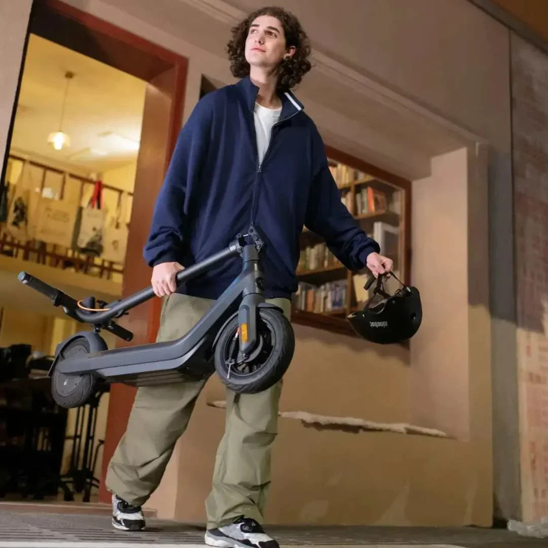Segway - Ninebot E2 Pro Electric Scooter w/16.8 miles Max Operating Range & 15.5 mph Max Speed - Black - Image 11