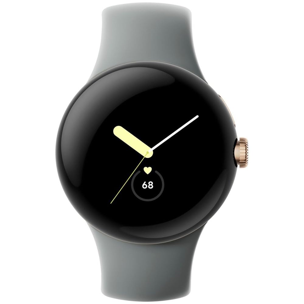 Google Pixel Watch (GPS + LTE) 40mm Champagne Gold Stainless Steel Case with Hazel Active Band - Image 3