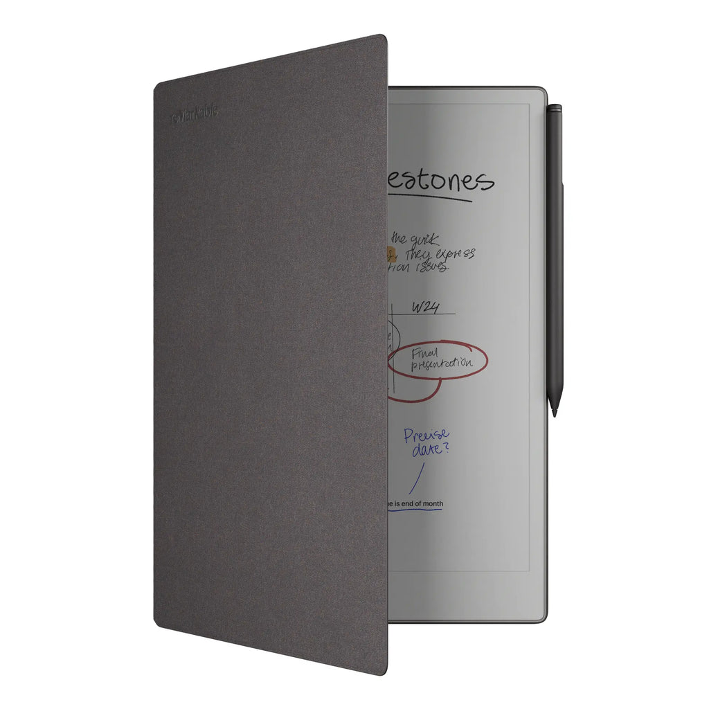 reMarkable Paper Pro - 11.8" Paper Tablet w/ Marker Plus and Book Folio in Mosaic Weave - Basalt - RM83C-1001NW - Image 2