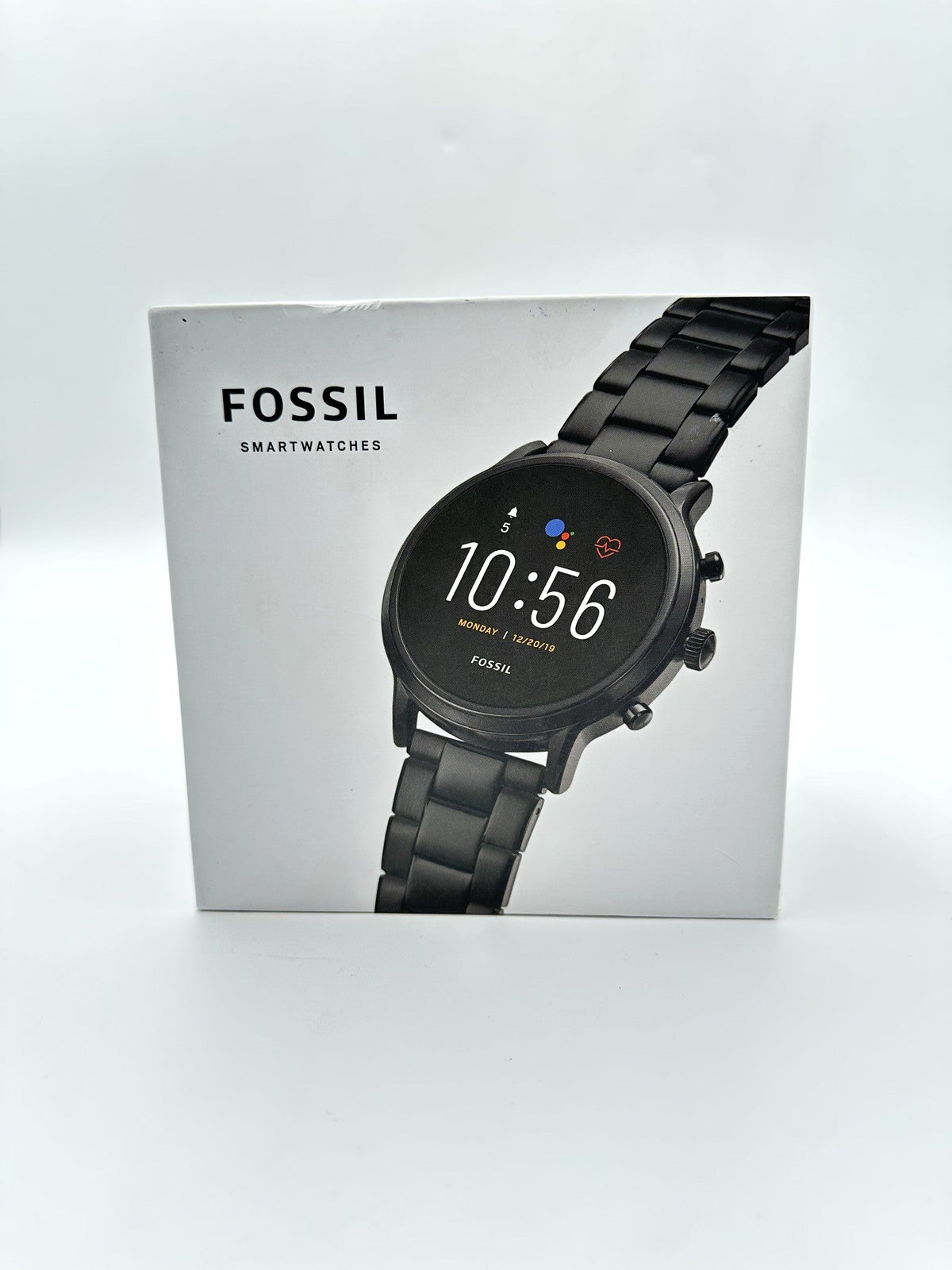 Fossil Gen 5 The Carlyle 44mm Black Stainless Steel WiFi Smartwatch Set w/ 3 Bands - Image 2