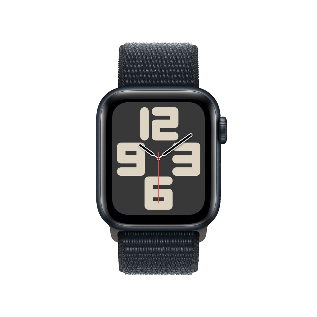 Apple Watch SE 2nd Generation (GPS) 40mm Midnight Aluminum Case with Midnight Sport Loop - MRE03LL/A - Image 2