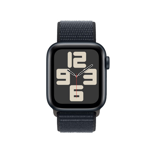 Apple Watch SE 2nd Generation (GPS) 40mm Midnight Aluminum Case with Midnight Sport Loop - MRE03LL/A - Image 2