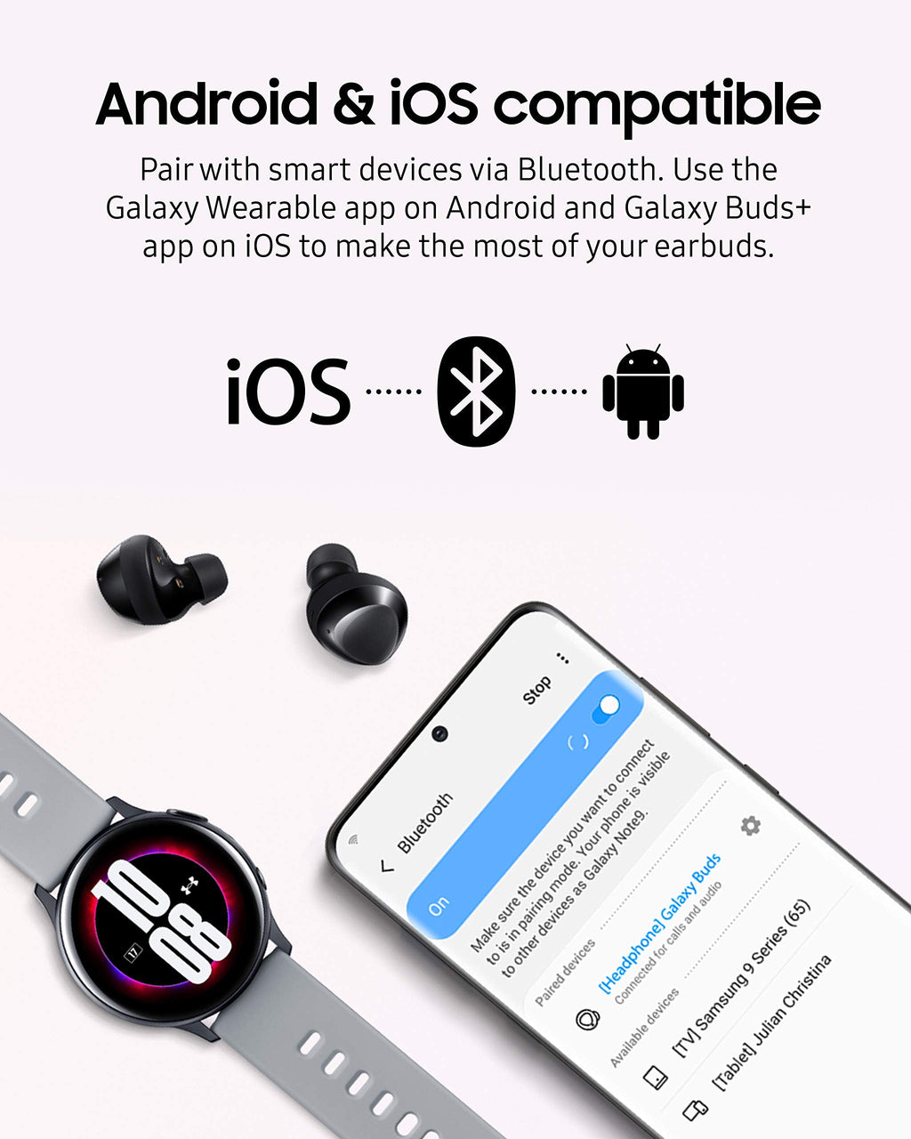 Samsung Galaxy Buds Plus True Wireless Bluetooth Earbuds Black - SM-R175NZKAXAR - Image 7