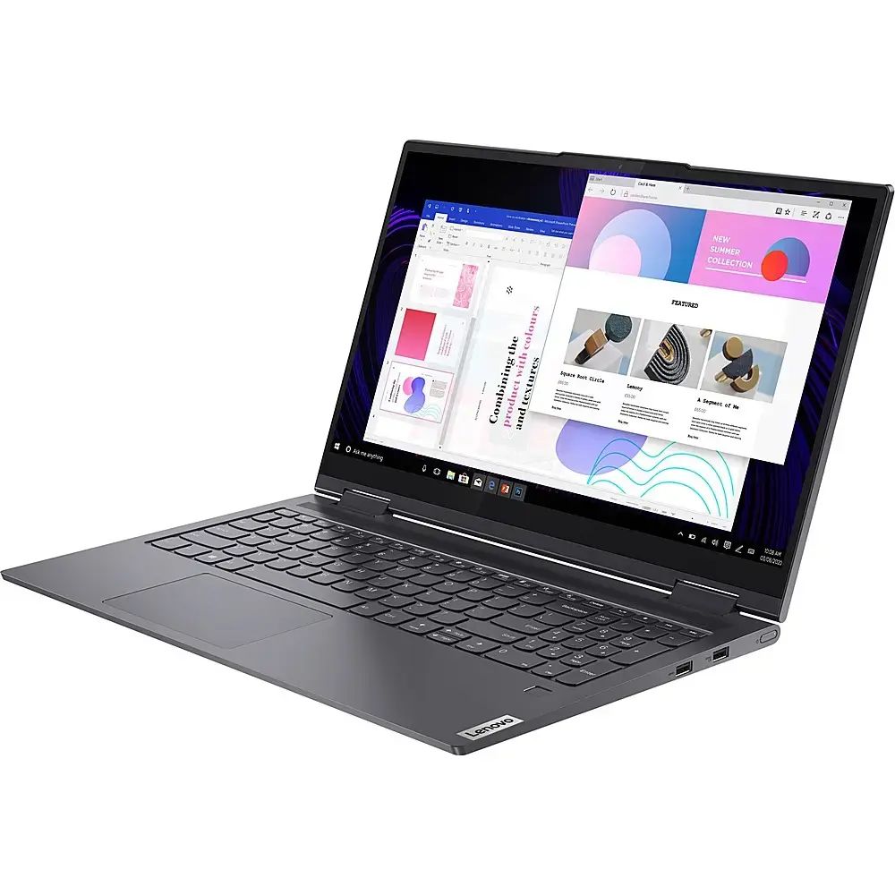 Lenovo Yoga 7 15.6" FHD 2-in-1 Touchscreen laptop - Intel Core i7-1165G7 - 12GB RAM - 512GB SSD - Slate Gray - Image 2