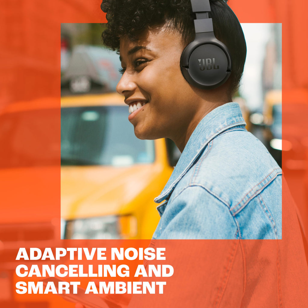 JBL Tune 670NC Adaptive Noise Cancelling Wireless On-Ear Headphones - Black - JBLT670NCBLKAM - Image 5