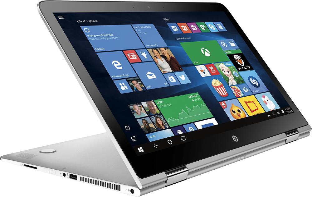 HP Spectre x360 2-in-1 15.6" 4K Touch-Screen Laptop - Intel Core i7-6500U - 16GB RAM - 256GB SSD - Silver - Image 10