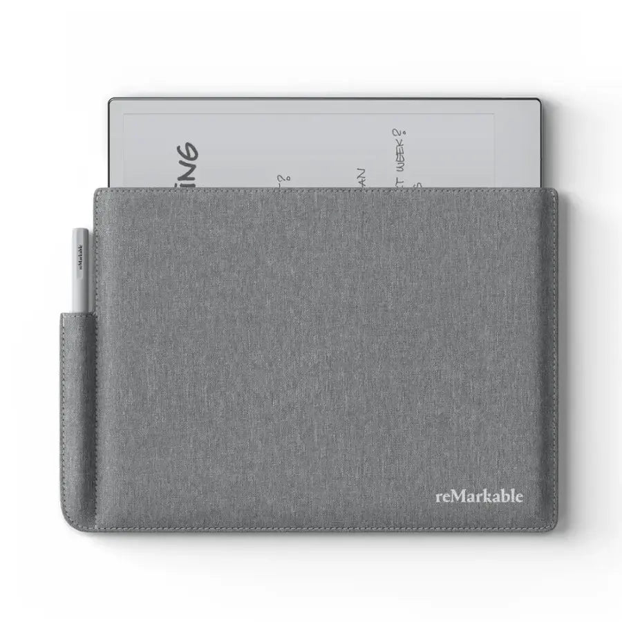 reMarkable 2 - 10.3 Paper Tablet with Marker Plus and Polymer Weave Folio - Gray - Image 2