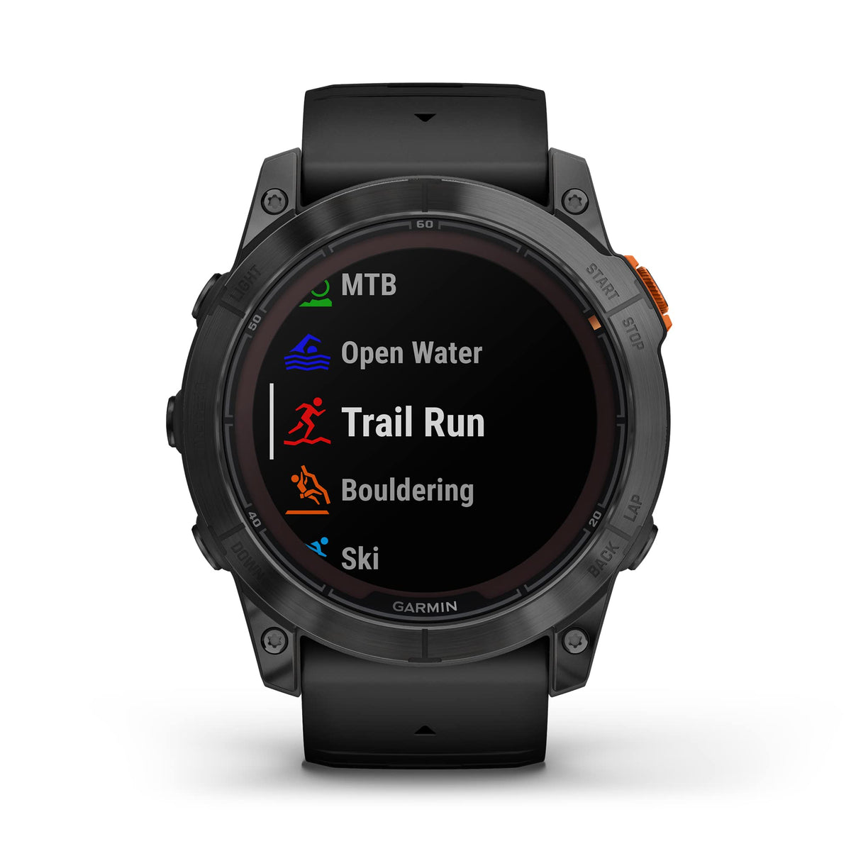 Garmin - fenix 7X Pro Solar GPS Smartwatch 51 mm Fiber-reinforced polymer - Slate Gray with Black Band - Image 3