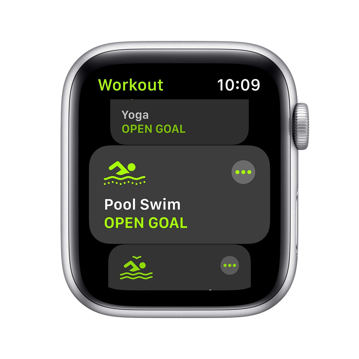 Apple Watch SE (GPS + Cellular) 44mm Silver Aluminum Case with White Sport Band - Silver - (2020) - MYEM2LL/A - Image 3
