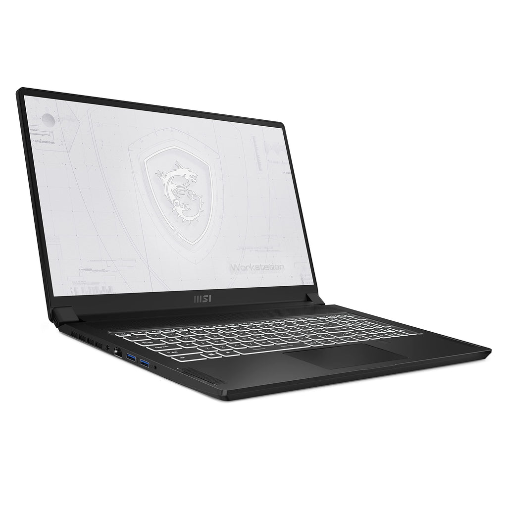 MSI WS76 11UK-470 17.3" Laptop - i7-11800H - 32GB RAM - NVIDIA Quadro RTX A3000 - 1 TB SSD - Black - WS7611470 - Image 2